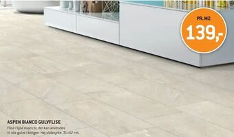 XL-BYG Aspen bianco gulvflise tilbud
