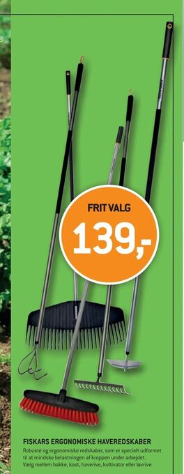 XL-BYG Fiskars ergonomiske haveredskaber tilbud