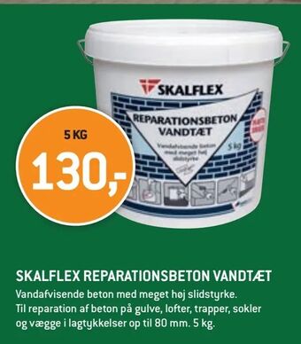 XL-BYG Skalflex reparationsbeton vandtæt tilbud
