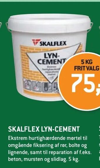 XL-BYG Skalflex lyn-cement tilbud