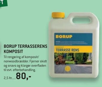 XL-BYG Borup terrasserens komposit tilbud