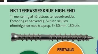 XL-BYG Nkt terrasseskrue high-end tilbud
