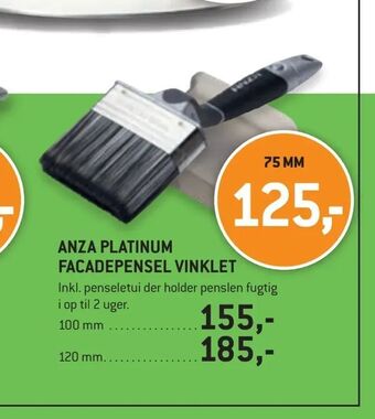 XL-BYG Anza platinum facadepensel vinklet tilbud