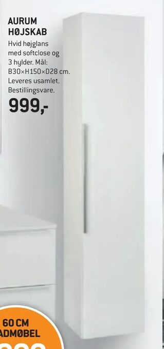 XL-BYG AURUM HØJSKAB tilbud