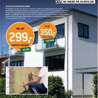 XL-BYG Skalflex facadeisolering tilbud