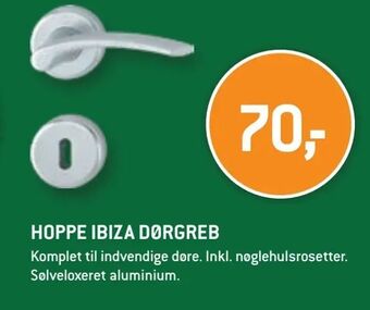 XL-BYG Hoppe ibiza dørgreb tilbud