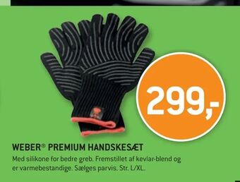 XL-BYG Weber® premium handskesæt tilbud