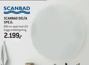 XL-BYG Scanbad delta spejl tilbud