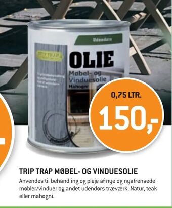 XL-BYG Trip trap møbel- og vinduesolie tilbud
