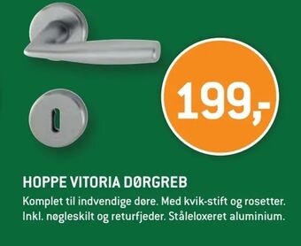 XL-BYG Hoppe vitoria dørgreb tilbud