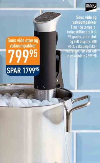Cook & baker sous vide