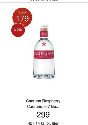 Caorunn gin gin raspberry