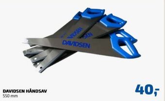 Davidsen Davidsen håndsav tilbud
