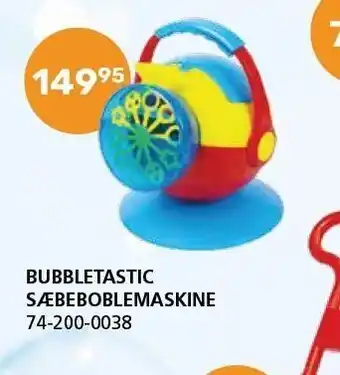 Bubbletastic sæbeboblemaskine