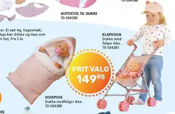 Sovepose el. klapvogn