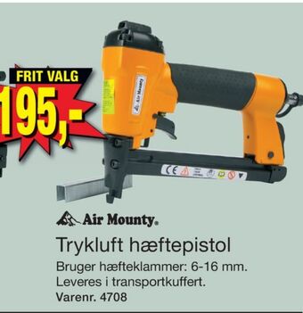 Harald Nyborg Air mounty hæftepistol tilbud