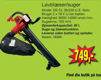 Einhell løvsuger