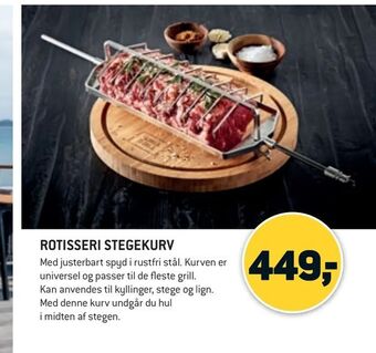 XL-BYG Rotisseri stegekurv tilbud