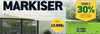 Debel markise sigma med motor