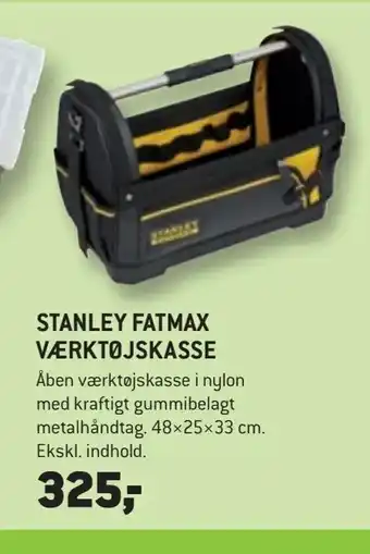 Stanley fatmax værktøjskasse
