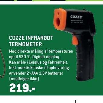 XL-BYG Cozze infrarødt termometer tilbud
