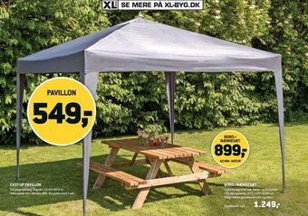 XL-BYG Easy up pavillon tilbud