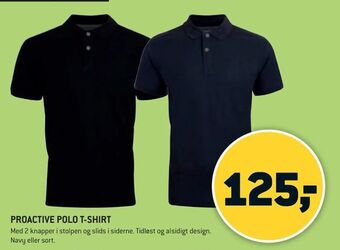 XL-BYG Proactive polo t-shirt tilbud