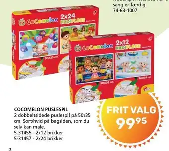 Cocomelon puslespil