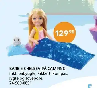 Kon-Tur Barbie chelsea på camping tilbud