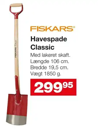 Bauhaus Havespade Classic tilbud