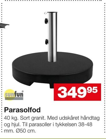 Bauhaus Parasolfod tilbud