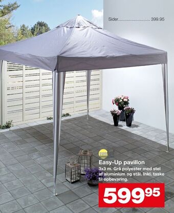 Bauhaus Easy-Up pavillon tilbud
