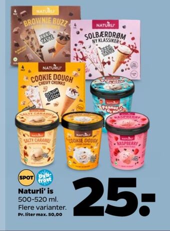 Netto Naturli' isvafler tilbud