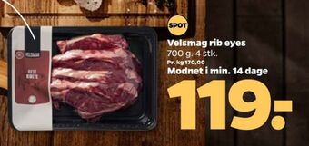 Netto Velsmag ribeye tilbud