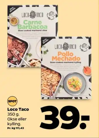 Loco taco færdigretter
