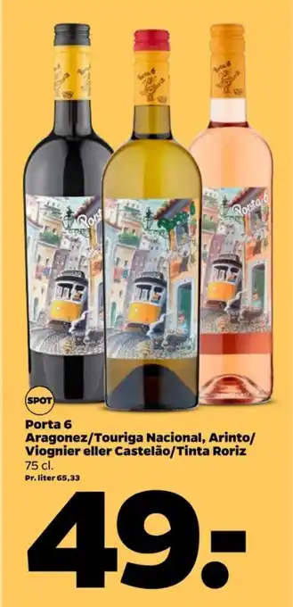 Netto Premieur portugisisk rødvin tilbud