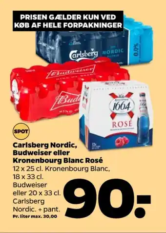 Netto Nordic pilsner øl tilbud