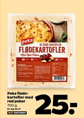 Peka flødekartofler