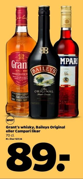 Netto Grants whisky tilbud
