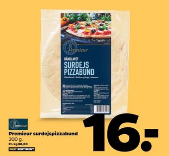 Netto Premieur pizzabunde tilbud
