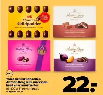 Netto Toms chokoladeskildpadder tilbud