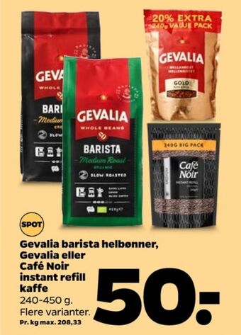 Netto Cafe noir instant kaffe tilbud