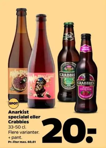 Netto Anarkist specialøl tilbud