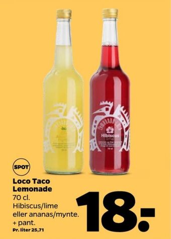 Netto Loco taco lemonade tilbud