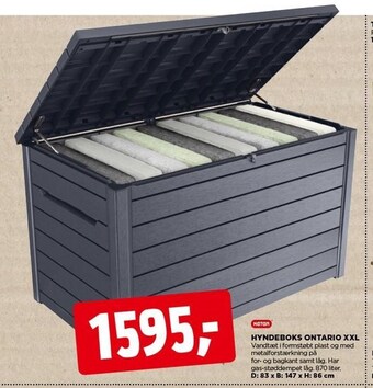 jem & fix Hyndeboks ontario XXL tilbud