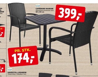 jem & fix Havestol lissabon el. havebord singapore tilbud