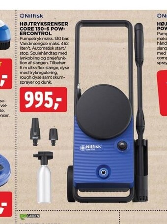 jem & fix Højtryksrenser core 130-6 powercontrol tilbud