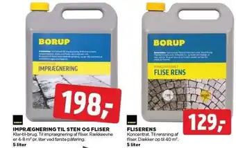 jem & fix Imprægnering til sten og fliser el. fliserens tilbud