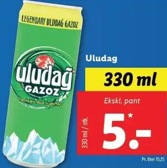 Lidl Uludag 330 ml tilbud