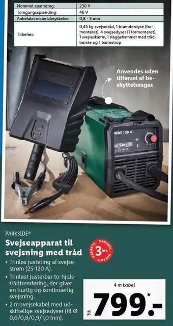 Lidl Svejseapparat til Svejsning m. Tråd tilbud